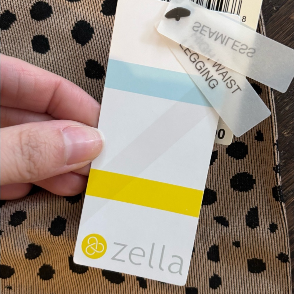 Zella Seamless leopard Leggings NWT - Picture 3 of 3